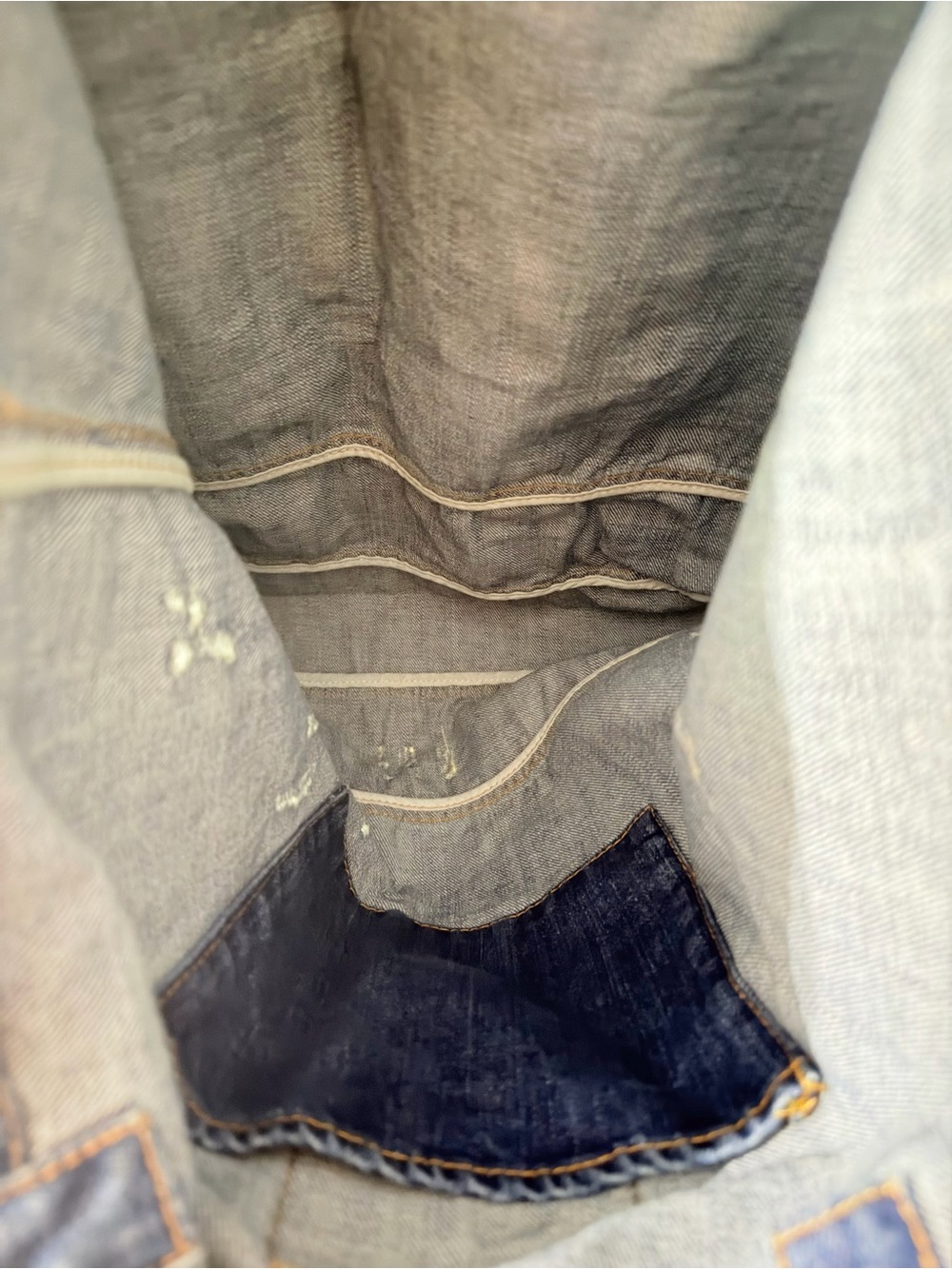American Eagle Outfitters Blue Denim Logo Tote - Picture 4 of 4
